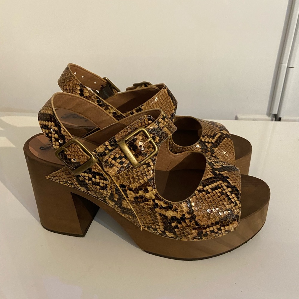 Free People Snake Skin Clogs - Picture 2 of 5